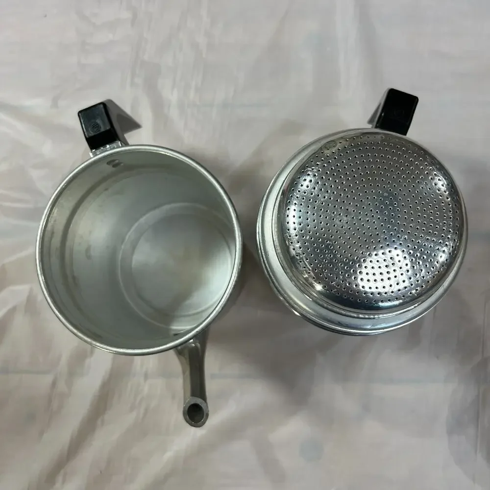 Vintage ILSA Express Flip Drip Stovetop Coffee Maker Aluminum Made in Italy